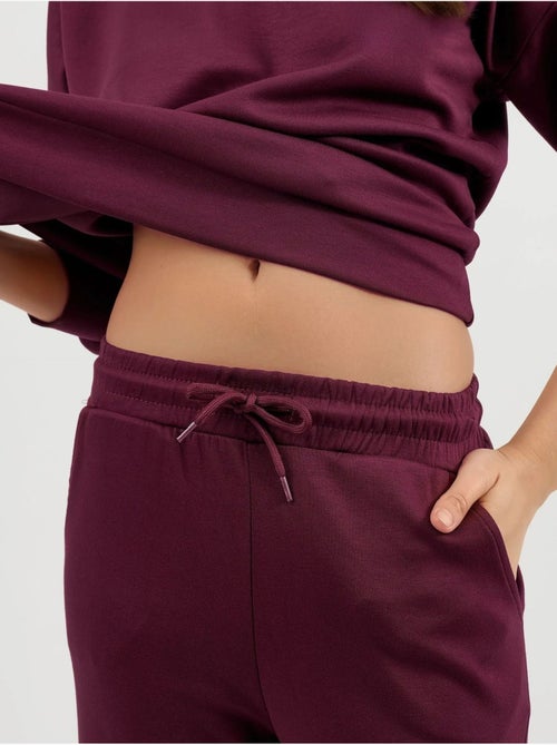 Ensemble deux pièces taille haute jambes larges hiccup - Kiabi Ensemble deux pièces taille haute jambes larges hiccup - Kiabi