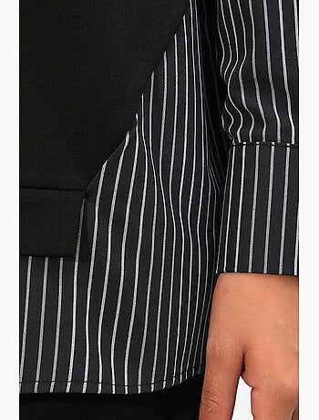 Ensemble deux pièces tissé à rayures bdart