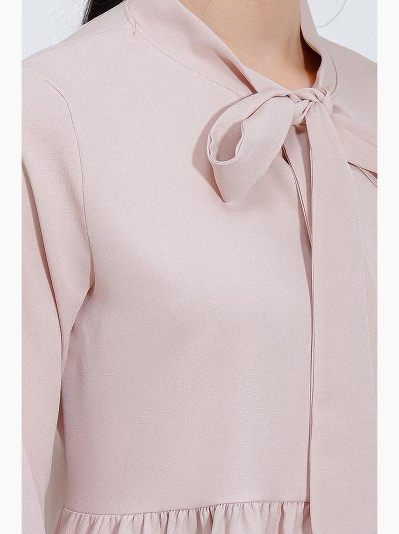 Ensemble deux pièces tunique et pantalon en tricot menthe bdart Vieux rose - Kiabi