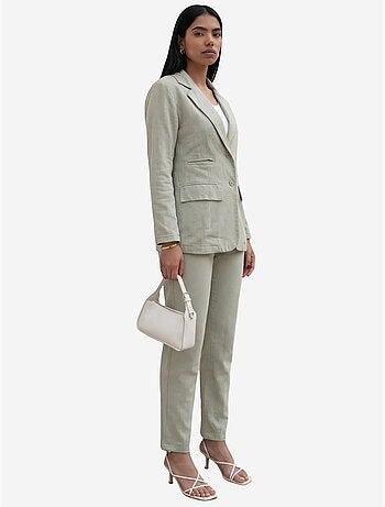 Ensemble deux pièces veste à col boutonné my fashion