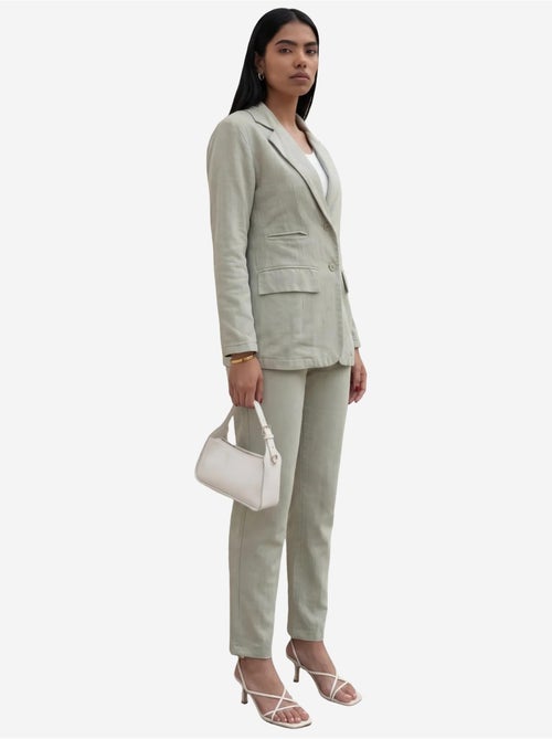 Ensemble deux pièces veste à col boutonné my fashion - Kiabi Ensemble deux pièces veste à col boutonné my fashion - Kiabi