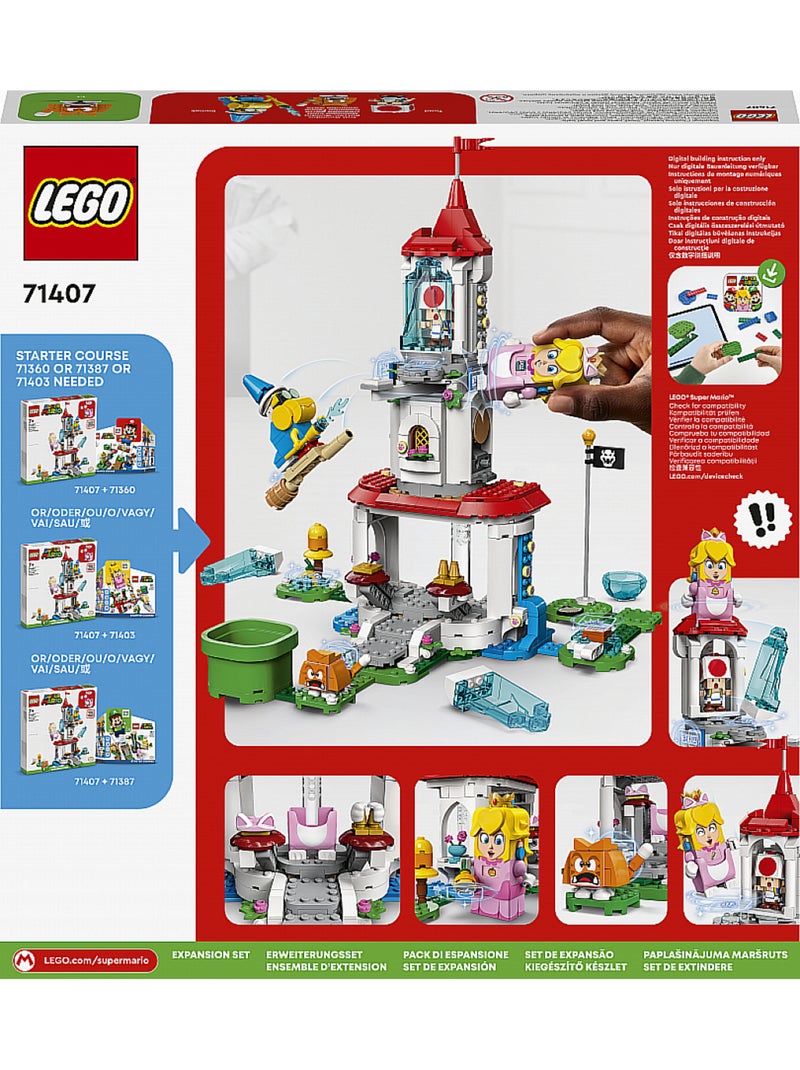 Ensemble D'extension La Tour Gelée Et Le Costume De Peach Chat 71407 - Lego® Super Mario™ - Lego® Noir - Kiabi