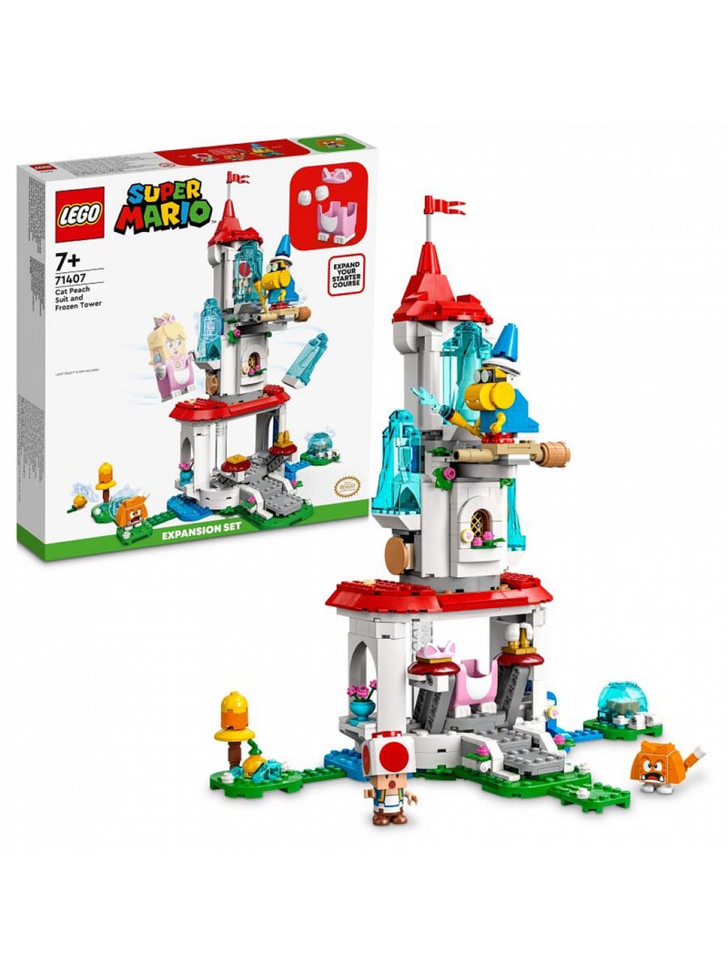 Ensemble D'extension La Tour Gelée Et Le Costume De Peach Chat 71407 - Lego® Super Mario™ - Lego® Noir - Kiabi