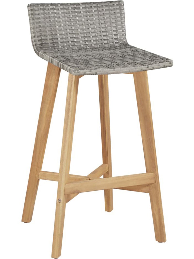 Ensemble d'extérieur en bois Gris clair - Kiabi