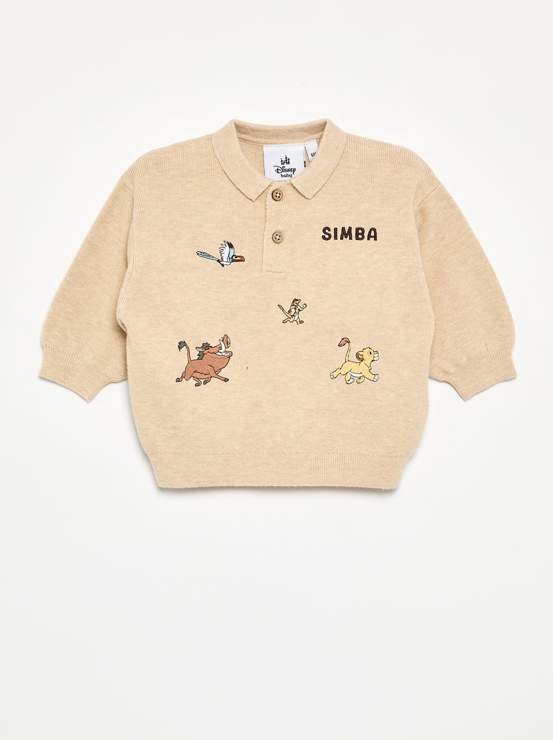 Ensemble 'Disney' 2 pièces - Pull + pantalon Beige - Kiabi