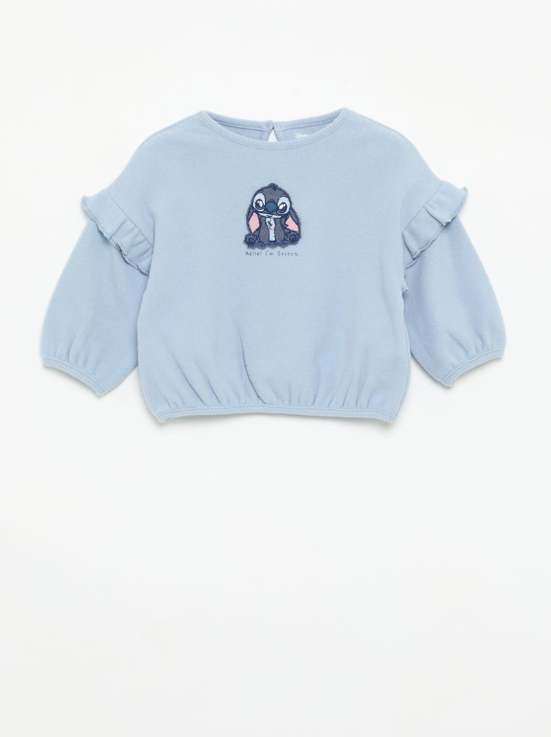 Ensemble 'Disney' 2 pièces - Sweat à volants + legging Bleu - Kiabi
