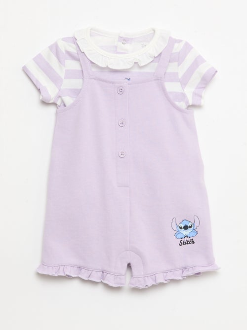 Ensemble 'Disney' 2 pièces - T-shirt + combinaison courte - Kiabi