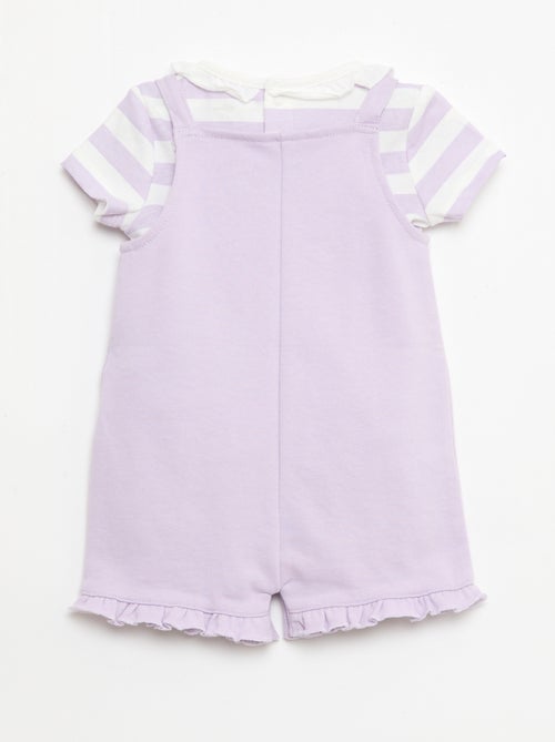 Ensemble 'Disney' 2 pièces - T-shirt + combinaison courte - Kiabi