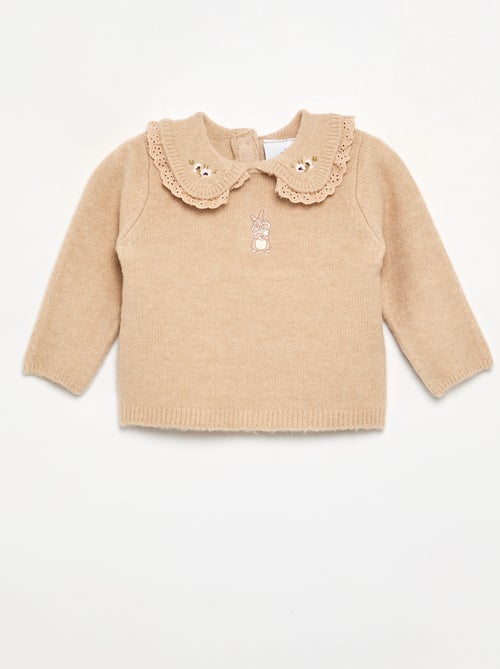 Ensemble 'Disney' 2 pièces en maille tricotée - Pull + legging - Kiabi
