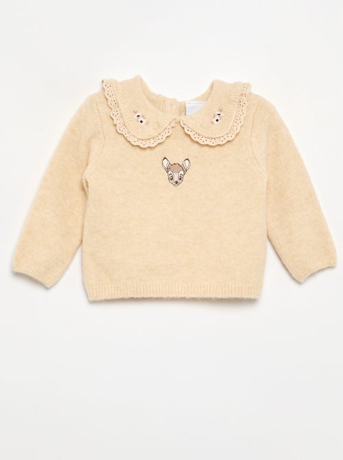 Ensemble 'Disney' 2 pièces en maille tricotée - Pull + legging - Kiabi
