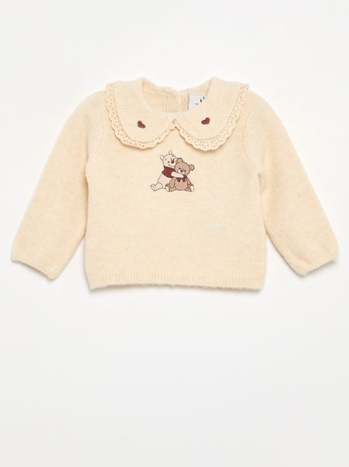 Ensemble 'Disney' 2 pièces en maille tricotée - Pull + legging - Kiabi