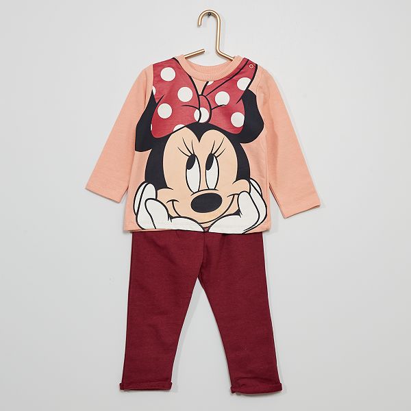 Ensemble Disney 2 Pieces Bebe Fille Rose Kiabi 12 80