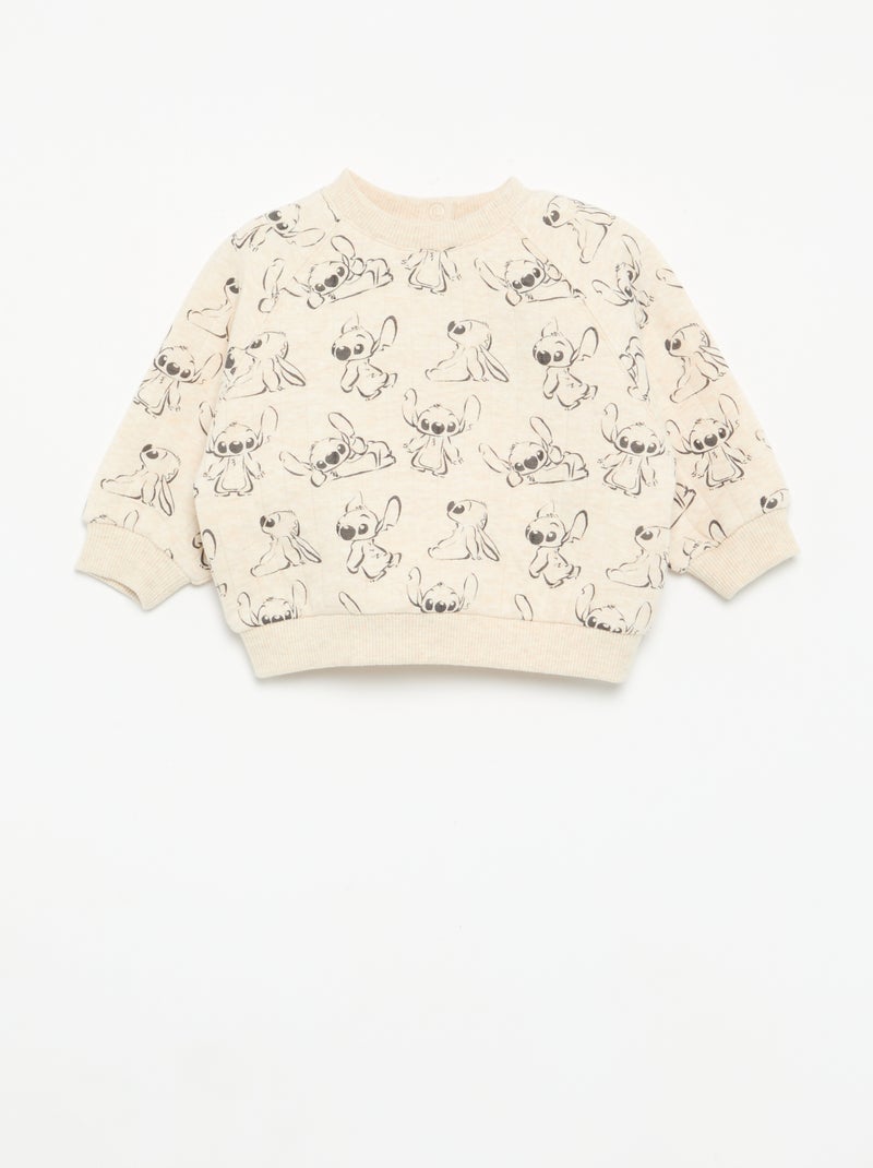 Ensemble 'Disney' 2 pièces : sweat + pantalon Beige - Kiabi
