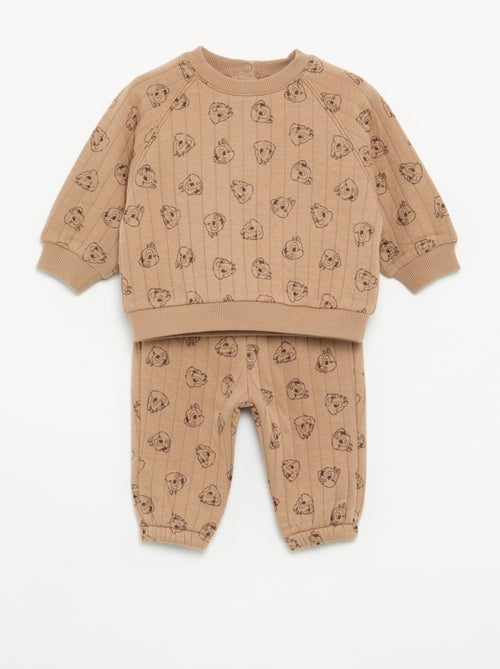 Ensemble 'Disney' 2 pièces : sweat + pantalon - Kiabi