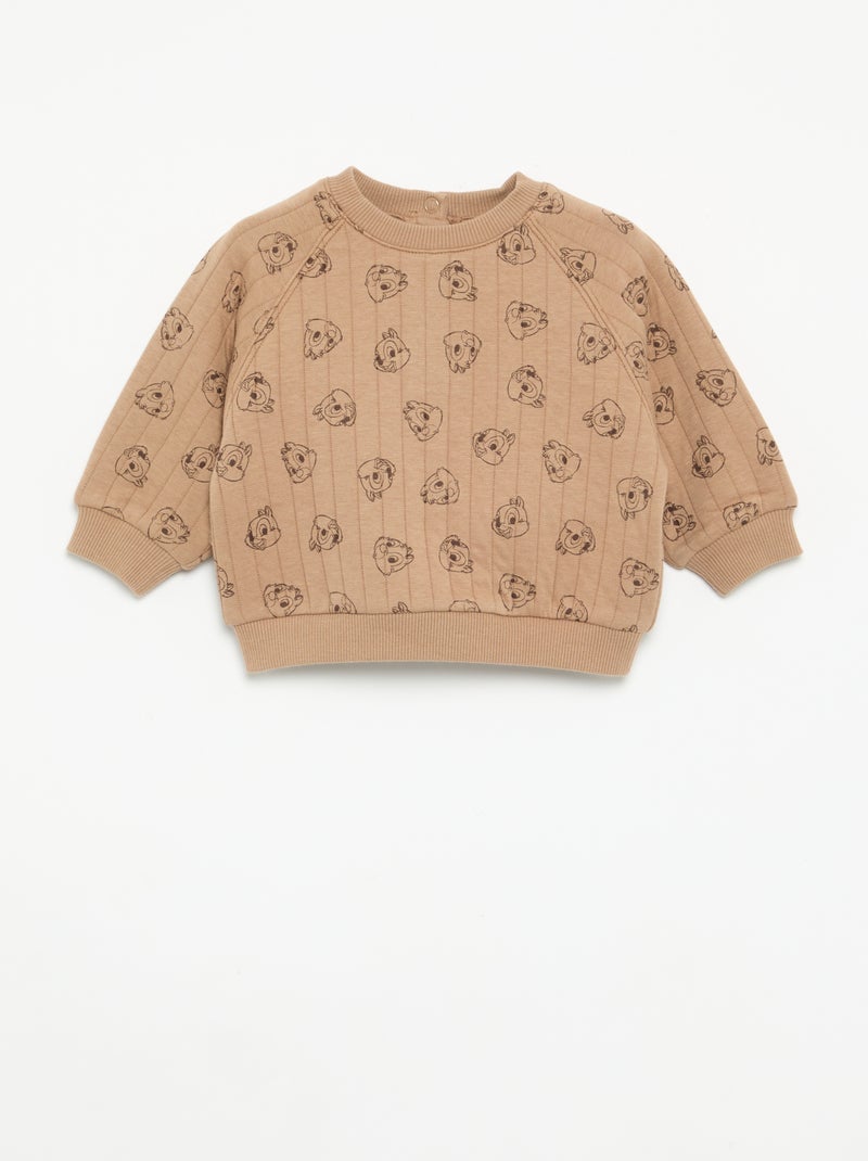 Ensemble 'Disney' 2 pièces : sweat + pantalon Marron - Kiabi