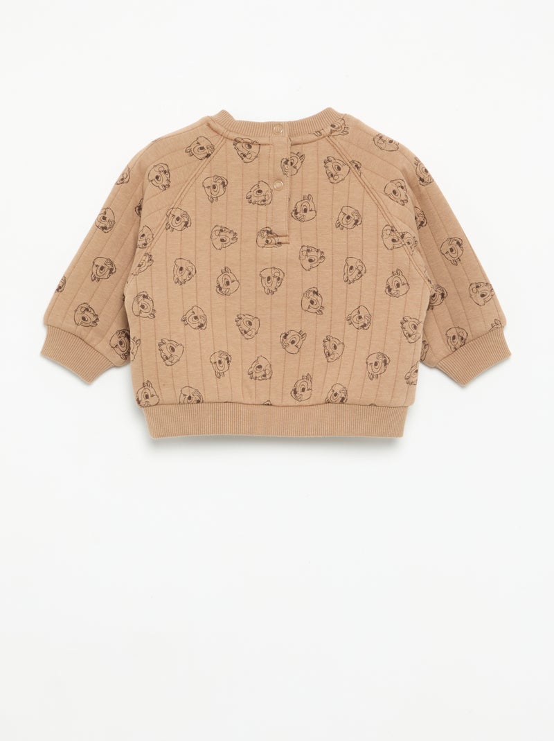 Ensemble 'Disney' 2 pièces : sweat + pantalon Marron - Kiabi