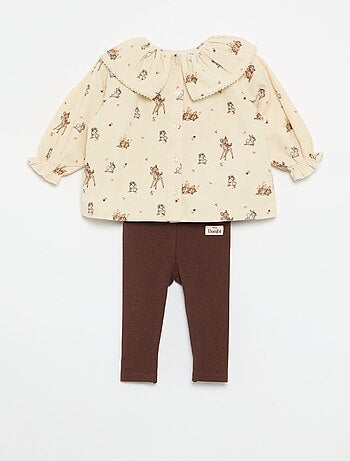 Ensemble 'Disney' 'Bambi' 2 pièces - Chemise + legging