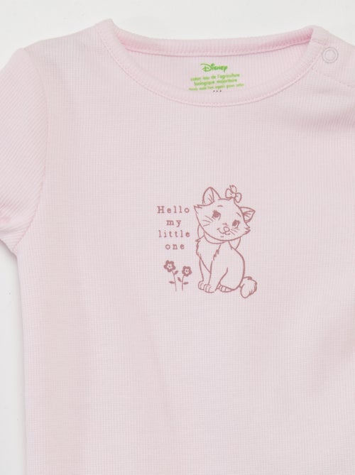 Ensemble 'Disney' body côtelé + Legging court - Kiabi