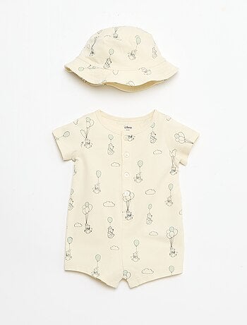 Ensemble 'Disney' combinaison short + chapeau