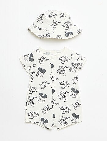 Ensemble 'Disney' combinaison short + chapeau