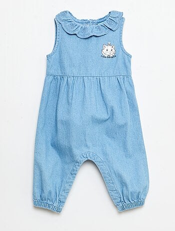 Ensemble 'Disney' en denim - Salopette longue + bandeau