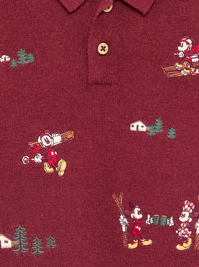 Ensemble 'Disney' 'Noël' 2 pièces - Pull + pantalon Rouge - Kiabi