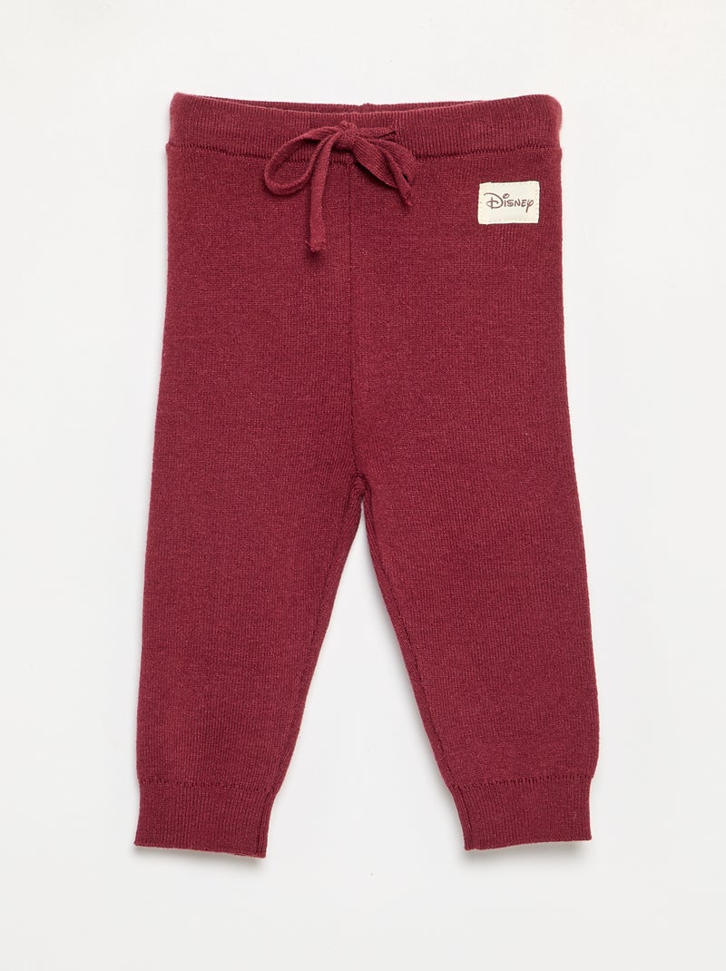 Ensemble 'Disney' 'Noël' 2 pièces - Pull + pantalon Rouge - Kiabi