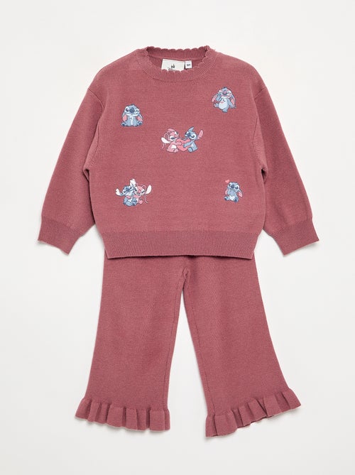 Ensemble 'Disney' 'Stitch' 2 pièces - Pull + pantalon - Kiabi Ensemble 'Disney' 'Stitch' 2 pièces - Pull + pantalon - Kiabi