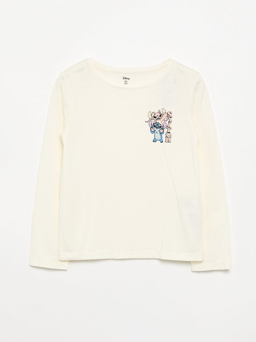 Ensemble 'Disney' Stitch' 2 pièces - robe salopette + T-shirt à manches longues - Kiabi