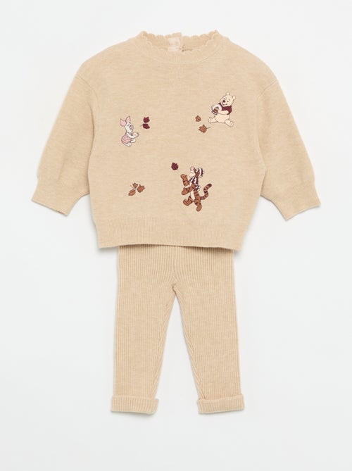Ensemble 'Disney' 'Winnie' 2 pièces - Pull + legging - Kiabi Ensemble 'Disney' 'Winnie' 2 pièces - Pull + legging - Kiabi