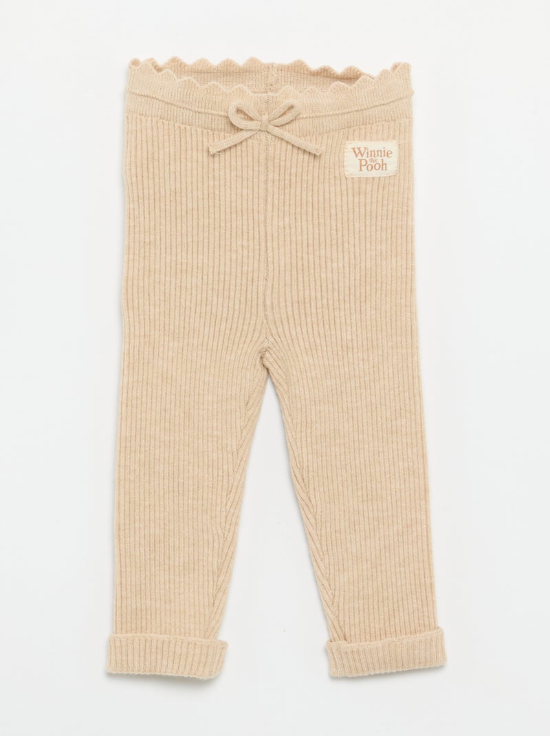 Ensemble 'Disney' 'Winnie' 2 pièces - Pull + legging Beige - Kiabi