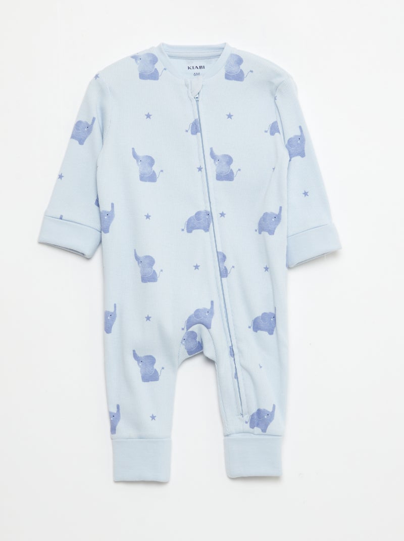 Ensemble dors-bien + bavoir + body - 3 pièces Bleu - Kiabi