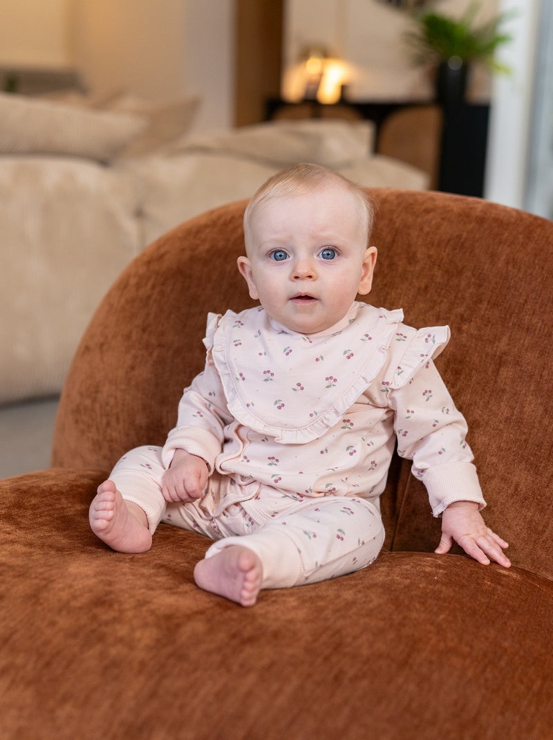 Ensemble dors-bien + body + bavoir - 3 pièces Rose - Kiabi