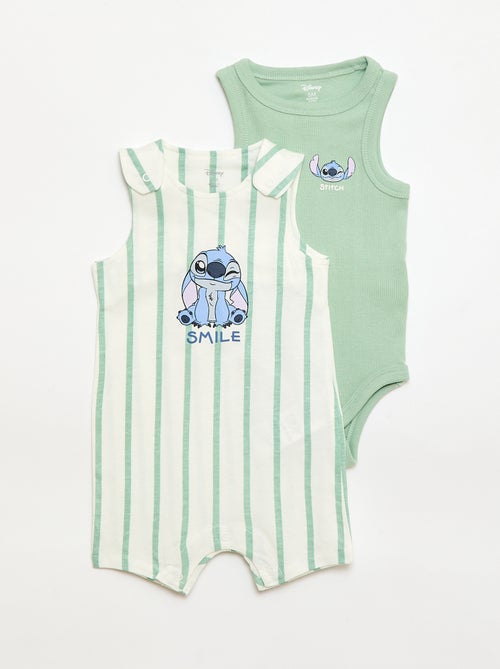 Ensemble dors-bien + body 'Disney' 'Stitch' - Kiabi