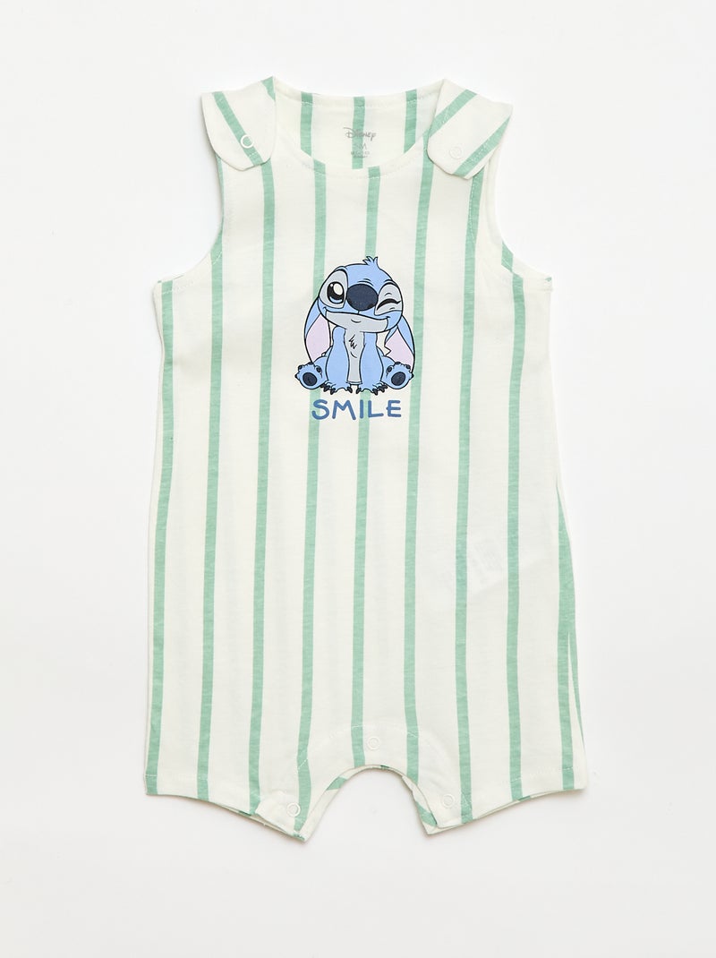 Ensemble dors-bien + body 'Disney' 'Stitch' Blanc - Kiabi