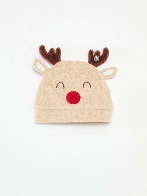 Ensemble dors bien + bonnet Noël - Kiabi