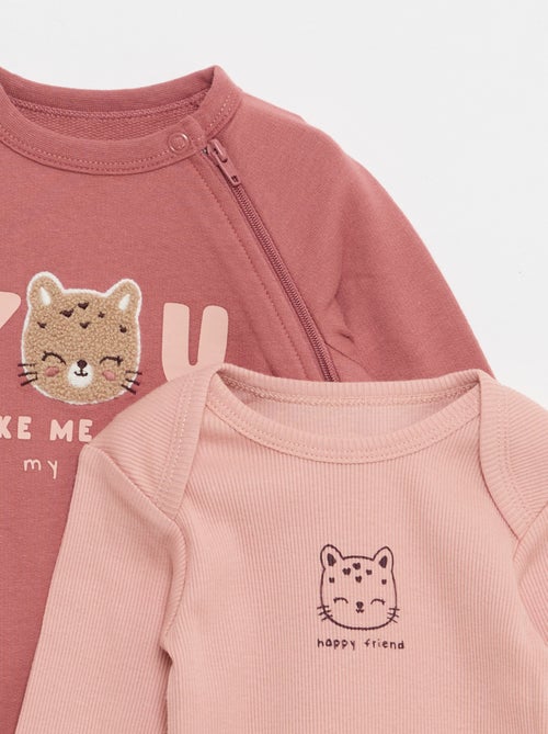 Ensemble dors-bien en molleton chaud & bodie - Kiabi