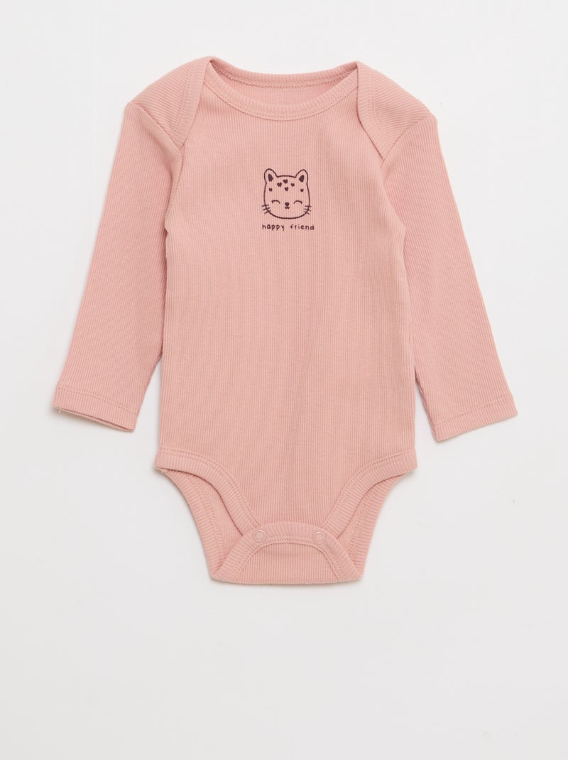 Ensemble dors-bien en molleton chaud & bodie Rose - Kiabi