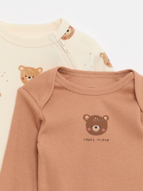 Ensemble dors-bien en molleton léger & bodie - Kiabi