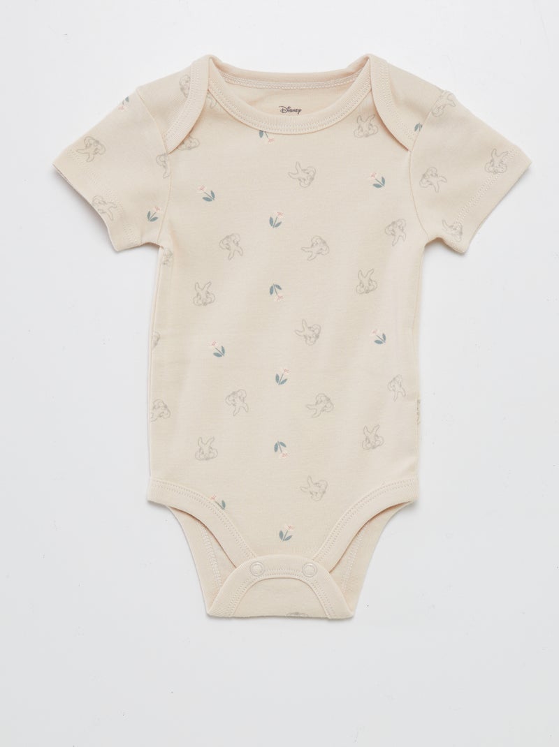 Ensemble dors-bien et body 'Miss Bunny' - 2 pièces Violet/beige - Kiabi