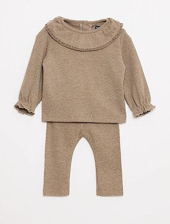 Ensemble doudou t-shirt + legging - 2 pièces