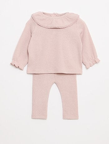 Ensemble doudou t-shirt + legging - 2 pièces