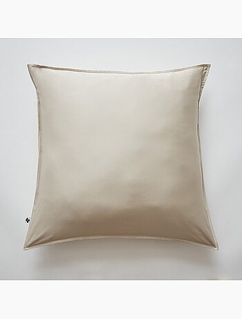 Ensemble drap housse + 2 taies - en satin de bambou - Salomé