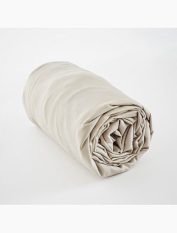 Ensemble drap housse + 2 taies - en satin de bambou - Salomé