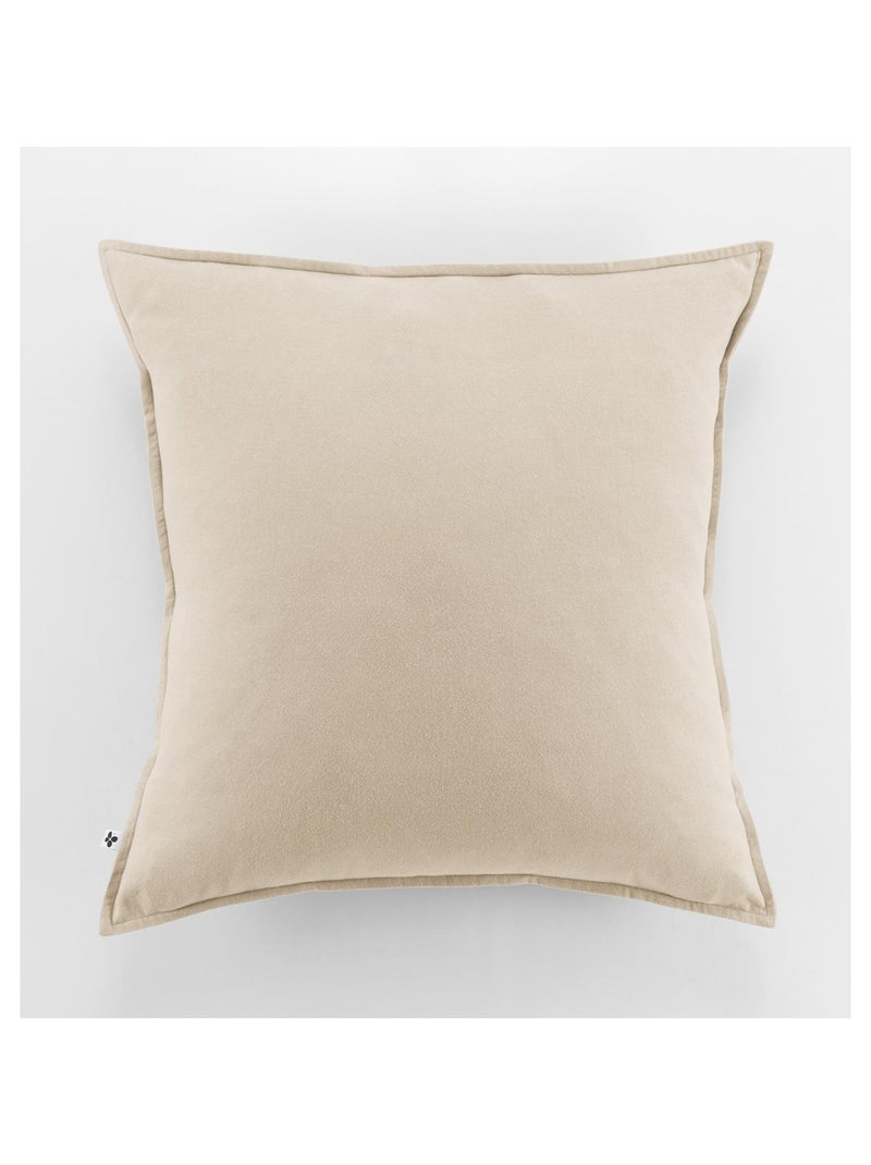 Ensemble drap housse + 2 taies - Flanelle chaude et douce - Candice Beige - Kiabi