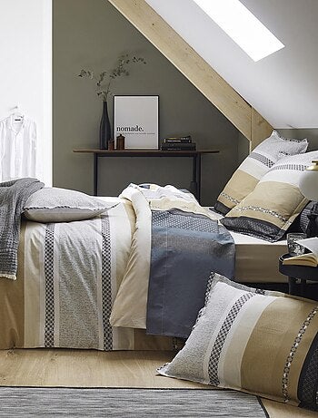 Ensemble drap plat et 2 taies Marlow