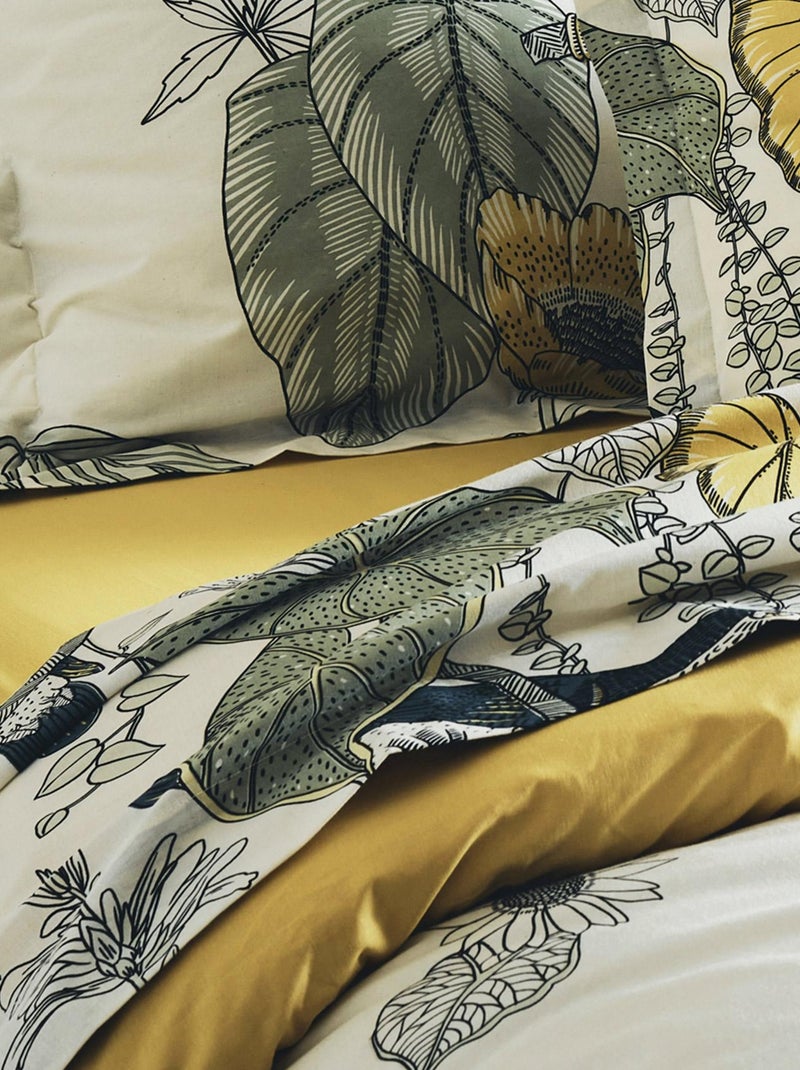 Ensemble draps et taie Toco Kaki - Kiabi