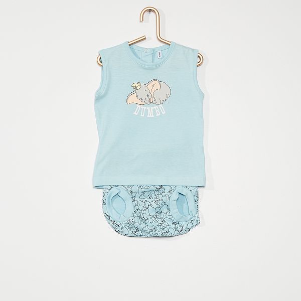 Ensemble Dumbo Bebe Fille Bleu Kiabi 3 90