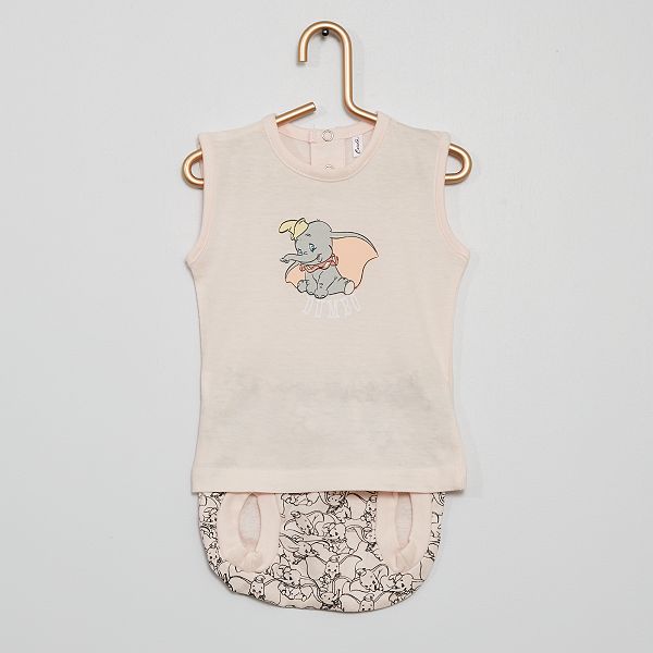 Ensemble Dumbo Bebe Fille Rose Kiabi 3 90