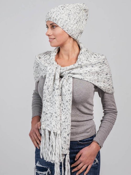 Ensemble Echarpe Bonnet Cabra - Made in UE - Kiabi